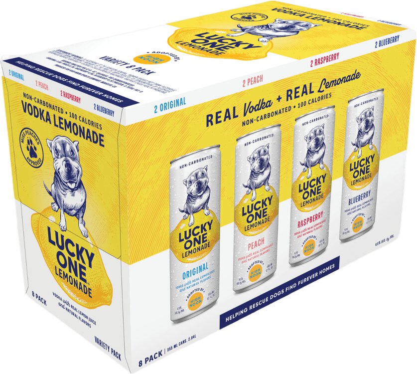 Lucky One Vodka Lemonade Variety Pack 355ML - Gary's Wine