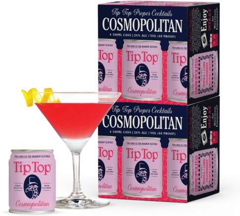 Tip Top Cosmopolitan RTD Cans