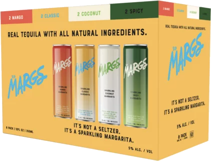SipMARGS Sparkling Margarita Variety Pack