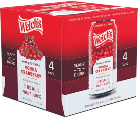 Welchs Vodka Cranberry Rtd