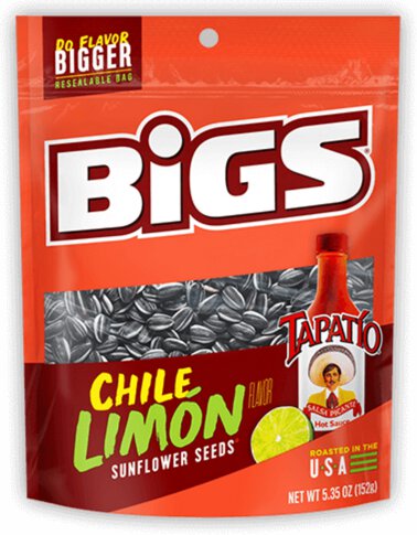 Bigs Sunflower Seeds Tapatio Chile Limon