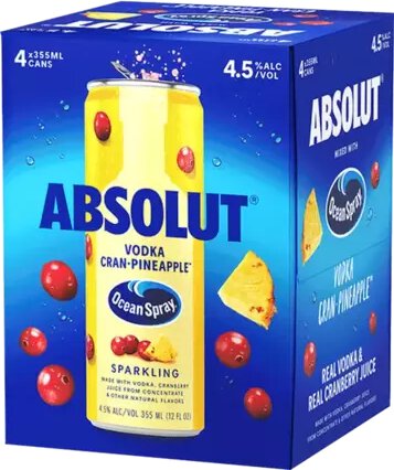 Absolut Vodka Cran & Pineapple