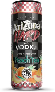Arizona HARD With Vodka Cold Brewed Peach Tea