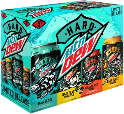 Hard Mountain Dew Baja Blast Variety