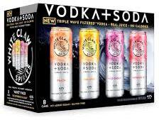 White Claw Vodka & Soda Variety 8pk