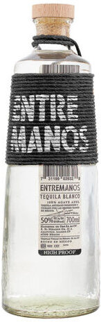 Entremanos Tequila High Proof Blanco Jalisco Nom 1522 Af