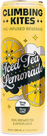 Climbing Kites Iced Tea Lemonade 10mg THC Infused Sparkling Water