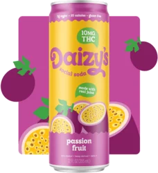 Daizy's Passion Fruit 10mg THC Social Soda