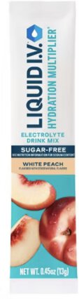 Liquid I V White Peach Sugar Free Electrolyte Drink Mix