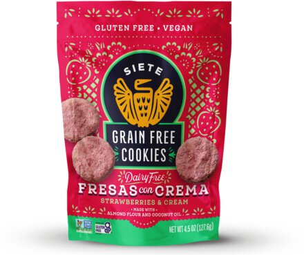 Siete Grain Free Fresas con Crema Cookies