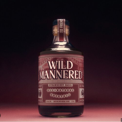 Wild Mannered Soju Cocktail Strawberry Basil