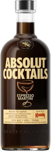 ABSOLUT COCKTAIL ESPRESSO MARTINI