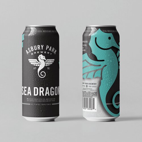 Asbury Park Sea Dragon East Coast IPA Beer Can