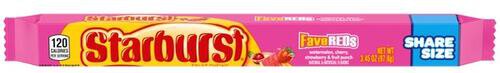 Starburst Fave Reds Fruit Chews Share Size