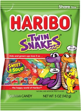 Haribo Twin Snakes Gummi Candy