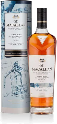 Macallan James Bond 60th Anniv Decade 1