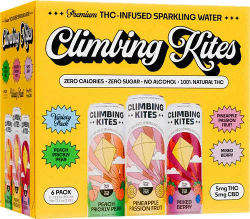 Climbing Kites 5mg THC Infused Variety Sparkling Water