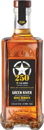 Green River US Army 250th Anniversary Straight Bourbon Whiskey