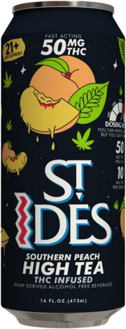 ST Ides Southern Peach 50mg THC High Tea