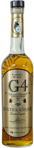 G4 Premium Year Extra Anejo Tequila