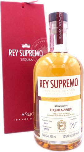 Rey Supremo Tequila Gran Reserva Anejo