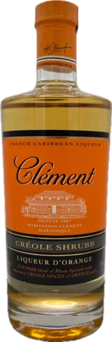 Rhum Clement French Caribbean Liqueur - Creole Shrub ( Orange Liqueur) 