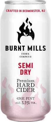 BURNT MILLS SEMI DRY 4 PACK CANS