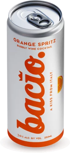 Bacio Orange Spritz Bubbly Wine Cocktail
