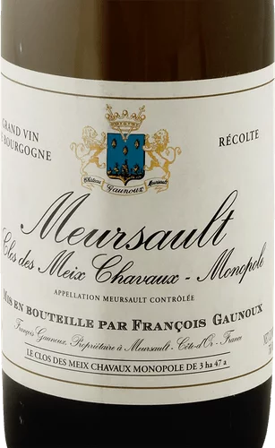 Francois Gaunoux Meursault Clos Des Meix Chavau