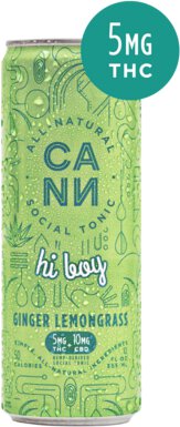 Cann Hi Boy 5mg Thc Ginger Lemongrass Thc Seltzer Non Alcoholic