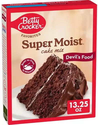 Betty Crocker Super Moist Chocolate Cake Mix