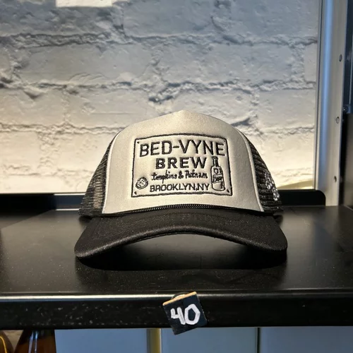 Bed Vyne Brew Trucker Hat Black & Silver