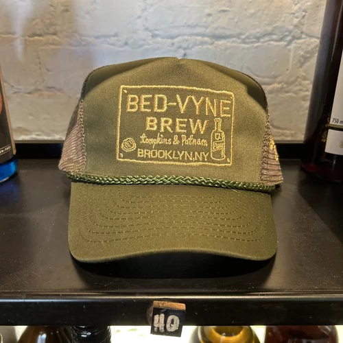Bed Vyne Brew Trucker Hat Olive & Gold