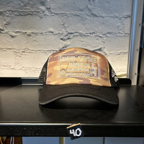 Bed Vyne Brew Trucker Hat Brown Foam Camouflage