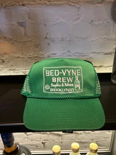 Bed Vyne Brew Trucker Hat Kelly Green & White