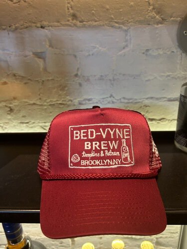 Bed Vyne Brew Trucker Hat Burgundy & White