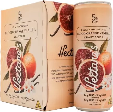 Hectare's Blood Orange Vanilla 5mg THC 12OZ - Stew Leonard's Wines