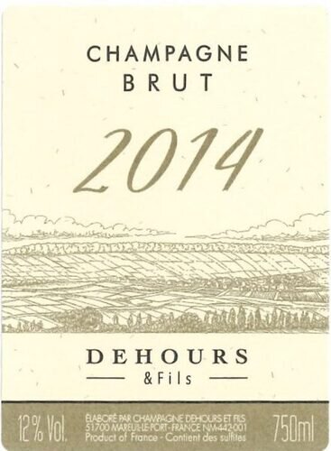 Domaine Dehours Champagne Millesime Brut