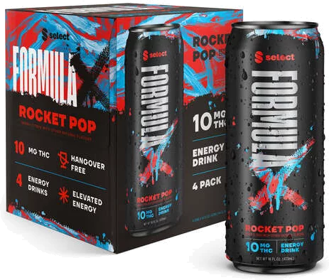 Select Formulax Rocket Pop 10mg Thc Energy Drink