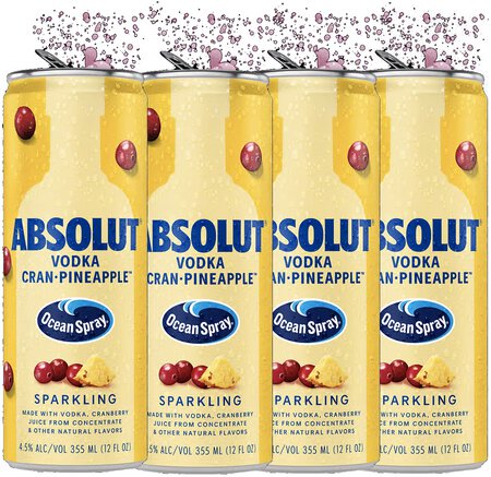 Absolut & Ocean Spray Cran Pineapple