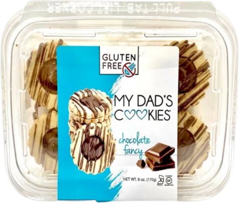 My Dad's Chocolate Fancy Cookies - Gluten Free