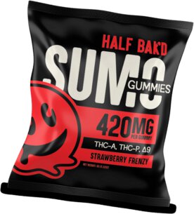 Half Bakd D9 Sumo Straberry Frenzy Gummies Ct 420 Mg
