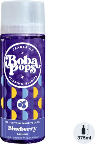 Boba Pops Blueberry Cocktail