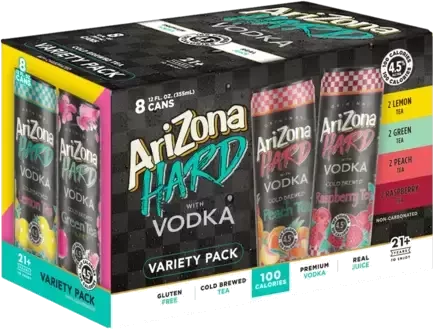 Arizona Hard With Vodka Variety 8 Pack