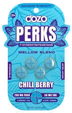 Dozo Perks Hydroxymitragynine Lvlup Blend 50mg 4 Pac Chill Berry