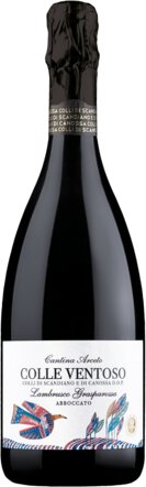 COLLE VENTOSO GRASPAROSSA SECCO Vino Lambrusco Frizzante Secco