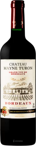 Chateau Le Mayne Turon Bordeaux France