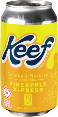 Keef Pineapple Express 10mg Thc Infused Soda Non Alcoholic