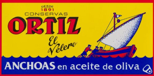 Tin Anchovy Fillet In Olive Oil Ortiz