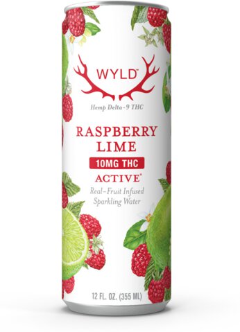Wyld Raspberry Lime Cbd D9 Mg Thc Seltzers 4 Pack